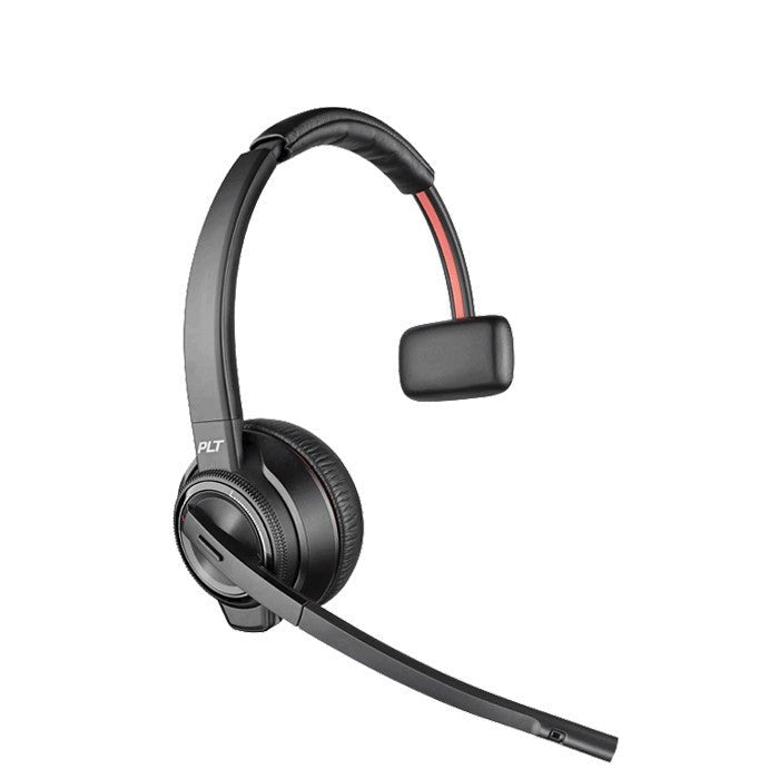 Poly Savi 8210 UC Headset Draadloos Hoofdband Kantoor/callcenter Oplaadhouder Zwart 209813 - 02 - Compridis