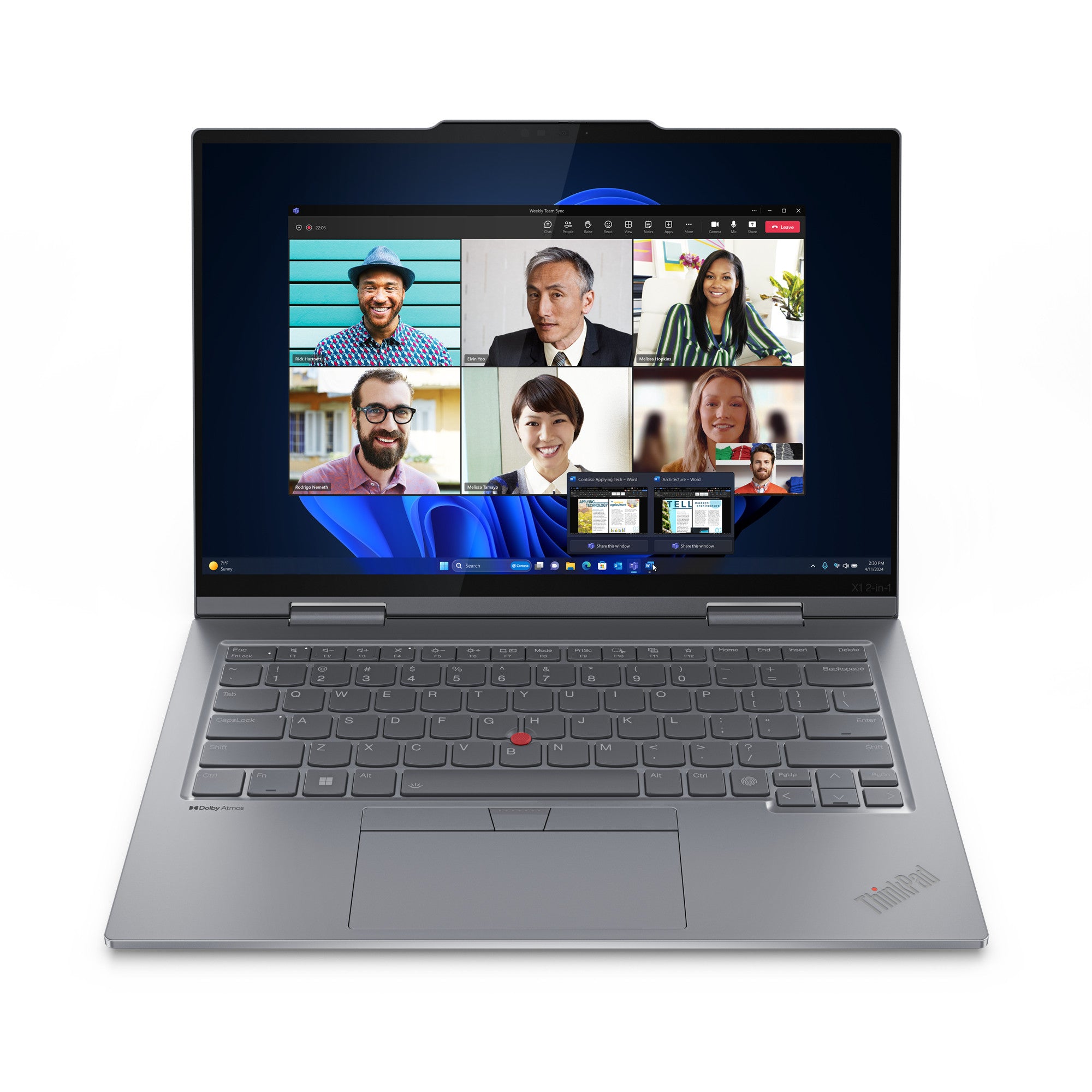 LENOVO TP X1 2-in-1 G9 T Intel Core Ultra 7 155U 1024 32 QWERTY VK 21KE002JUK