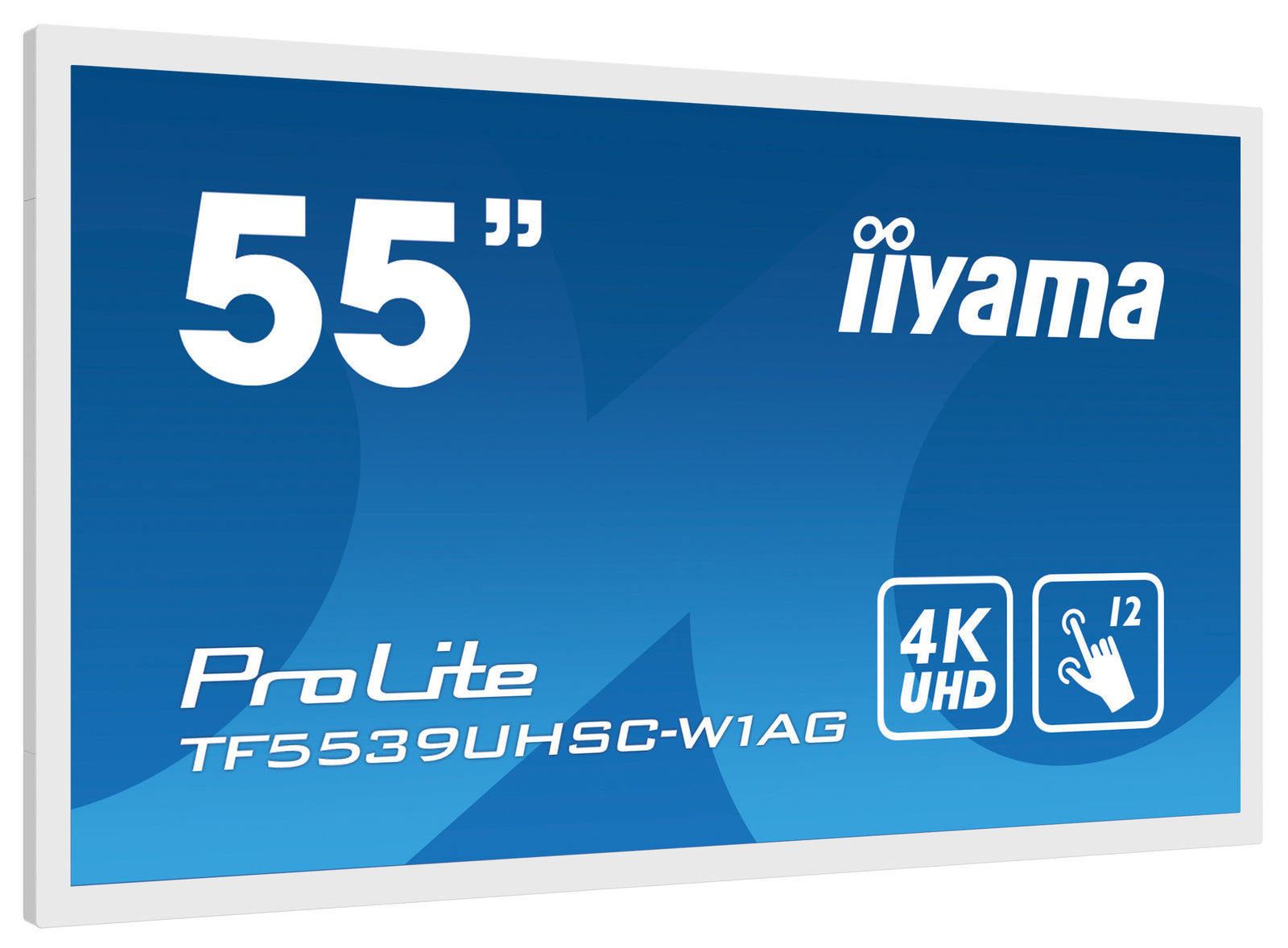 IIYAMA 55" pcap white Anti-glare Bezel Free 15 TF5539UHSC-W1AG