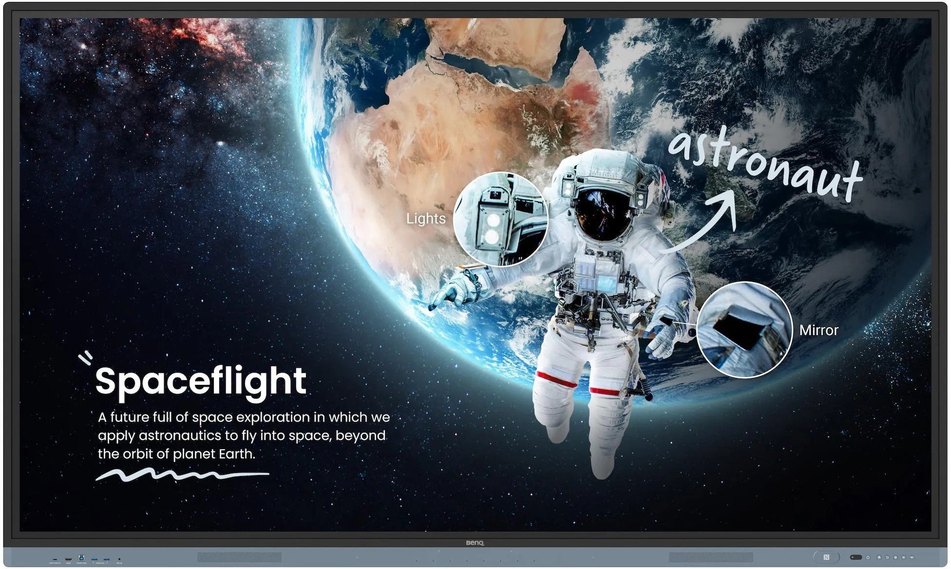 Benq RM7504 PARA INTERACTIVA 190.5 cm (75 ") 3840 x 2160 Píxeles Touchsid Black