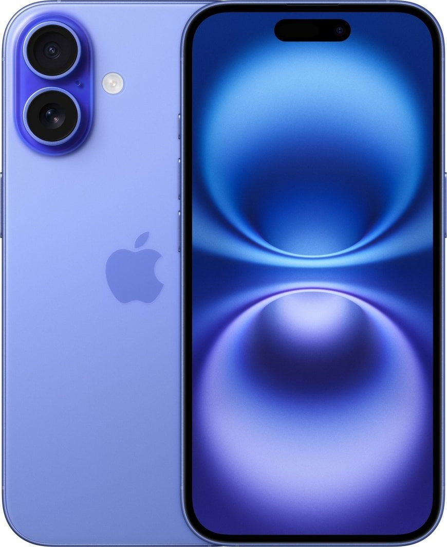 Apple iPhone 16 15,5 cm (6.1") Dual SIM iOS 18 5G USB Type-C 512 GB Blauw MYER3ZD/A