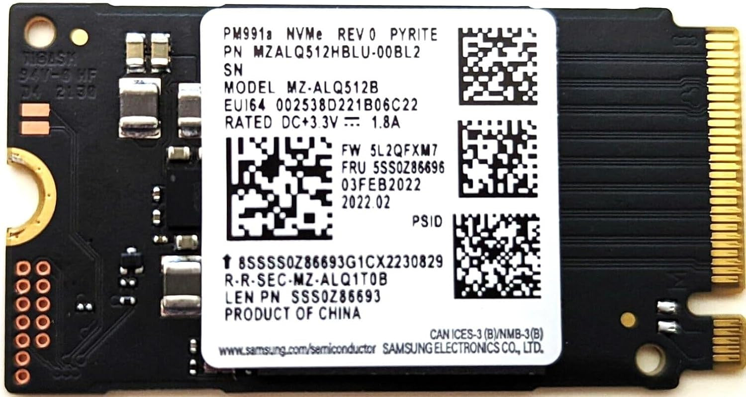 Samsung SSD PM991A 256GB M.2 2242 MZALQ512HBLU-00BL2