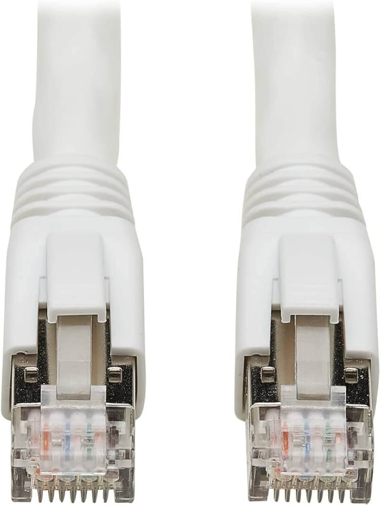 TRIPP - LITE CAT8 25G/40G - gecertificeerde snagless afgeschermde ethernetkabel wit N272 - 006 - WH - Compridis