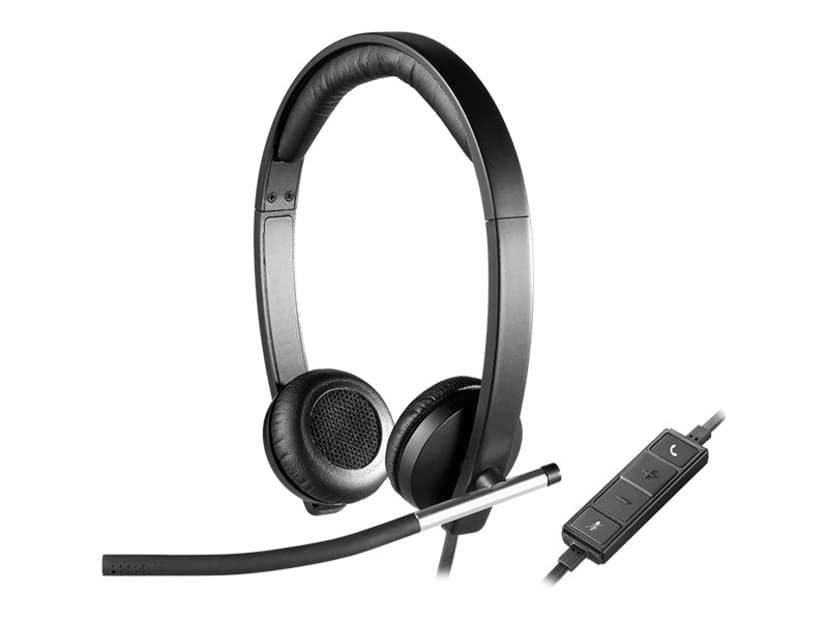 Logitech 981-000518 hoofdtelefoon/headset Bedraad Hoofdband Kantoor/callcenter Zwart 981-000518