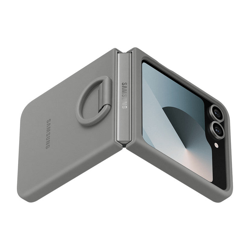 Samsung Flip6 Case de silicona gris EF-PF741TJEGWW
