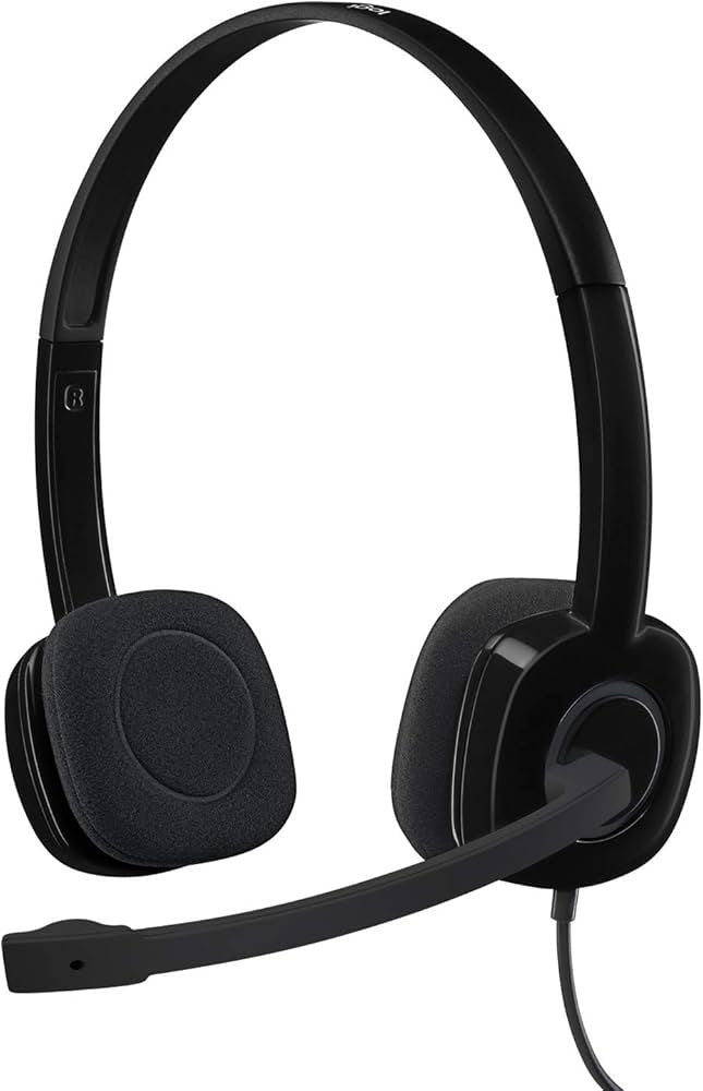 Logitech H151 Stereo Headset voor meerdere apparaten met bediening op de draad 981-000589