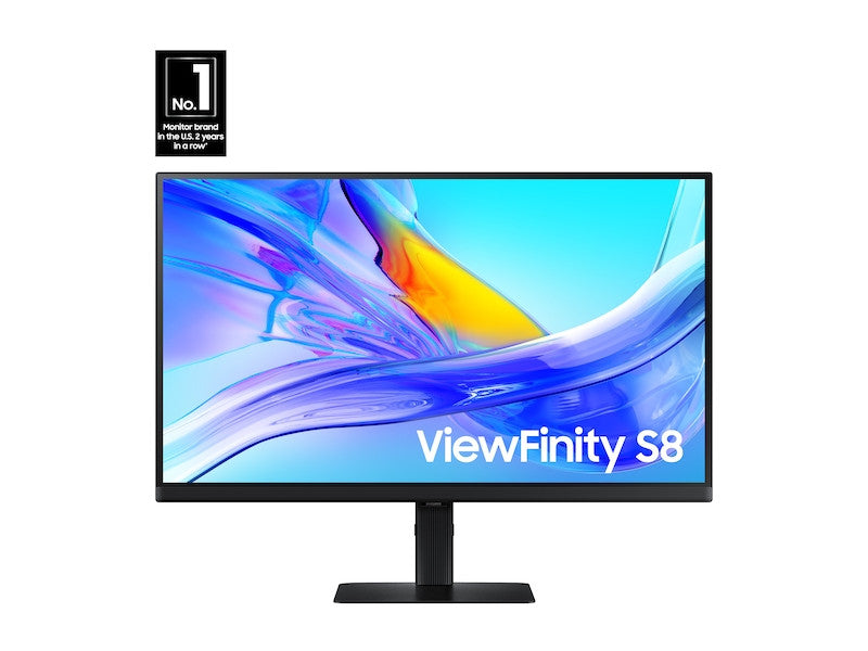 Samsung S80D computer monitor 81.3 cm (32") 3840 x 2160 pixels 4K Ultra HD LCD Black LS32D800EAUXEN