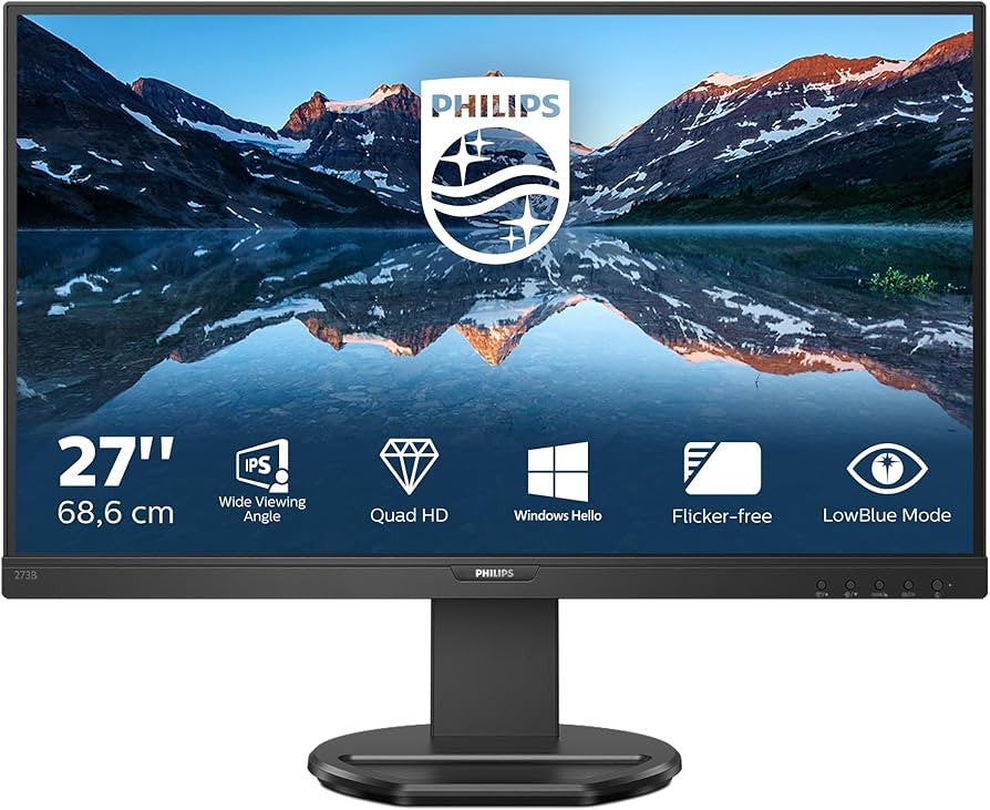 Philips B Line 276B9/00 computer monitor 68,6 cm (27") 2560 x 1440 Pixels Quad HD LED Zwart 276B9/00