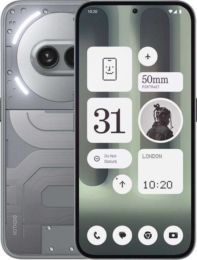 NOTHING Telefoon (2A) Plus Grijs A10400088 - Compridis
