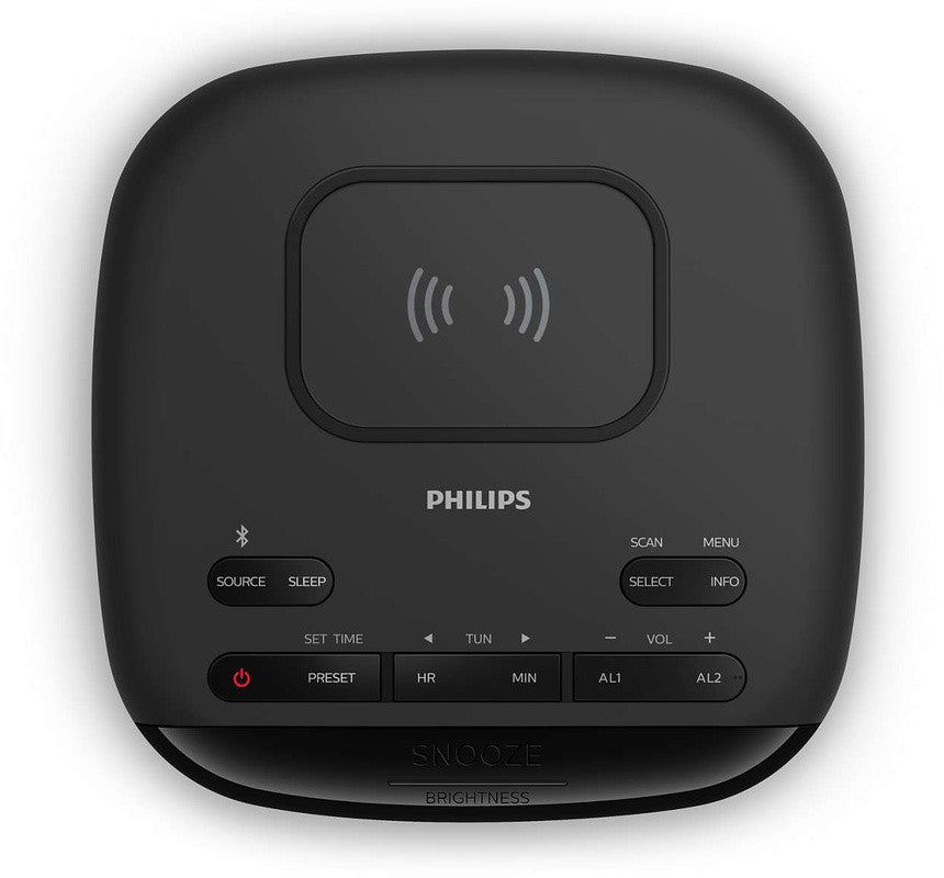PHILIPS Draadloos en USB opladen Bluetooth da Klokradio TAR7705/10 - Compridis
