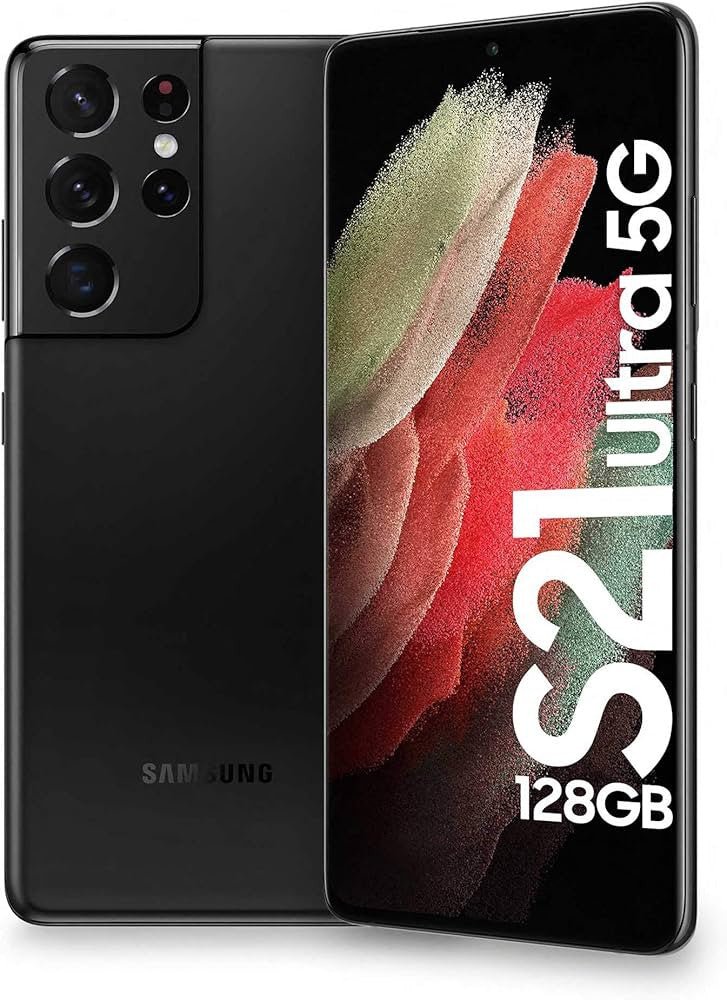 SAMSUNG Galaxy S21 Ultra 5G 12GB RAM 128GB opslag Zwart SM - G998BZKDEUB - Compridis