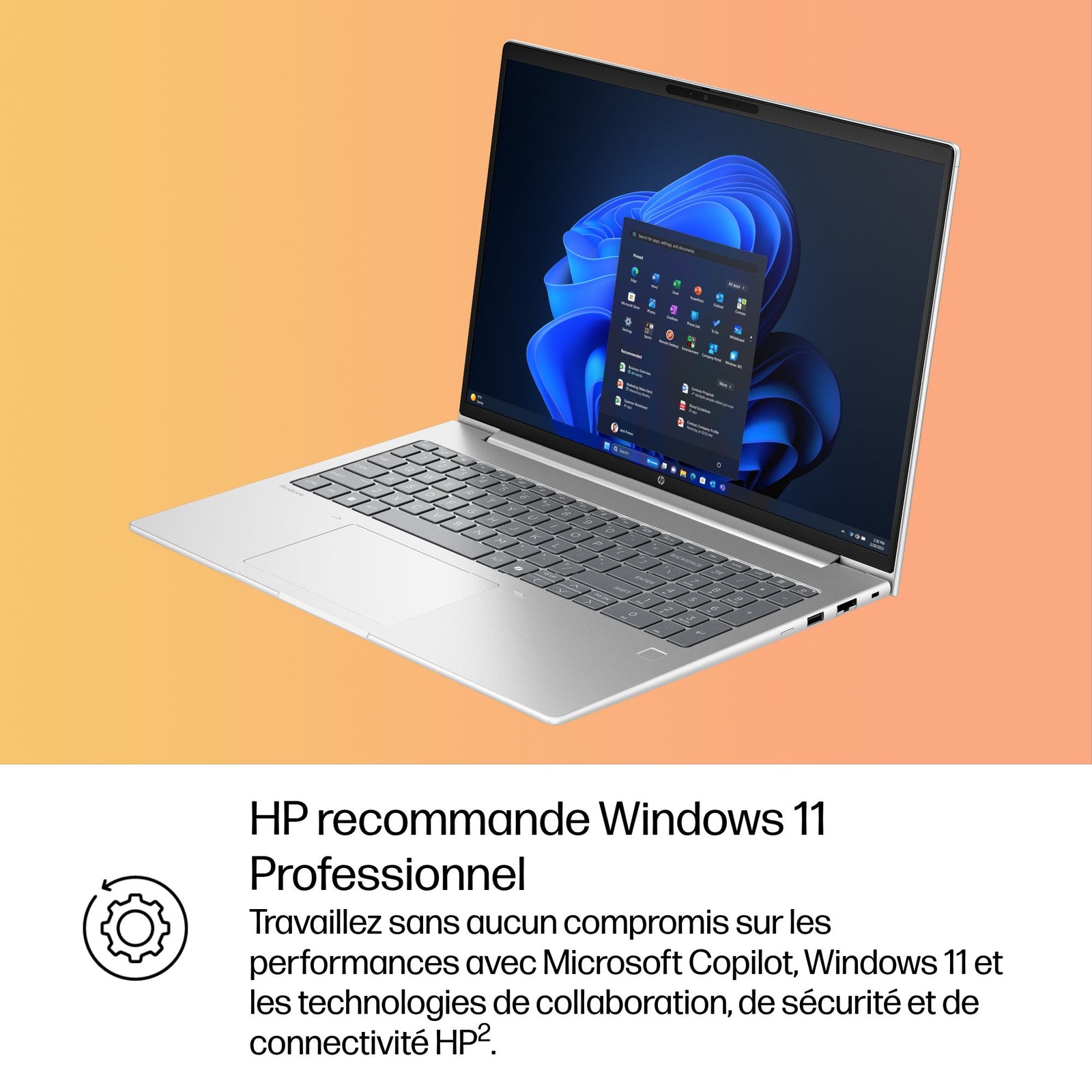 HP ProBook 4 G1i 16" Intel Core Ultra 7 255H 32GB 1TB SSD AZERTY B9YS0ET#ABF