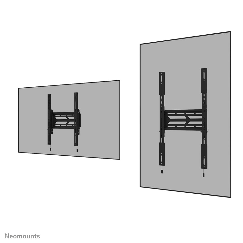 Neomounts WL30S-950BL19 Soporte de pared de alta resistencia para 55-115" - plano - con cierre - horizontal y vertical WL30S-950BL19