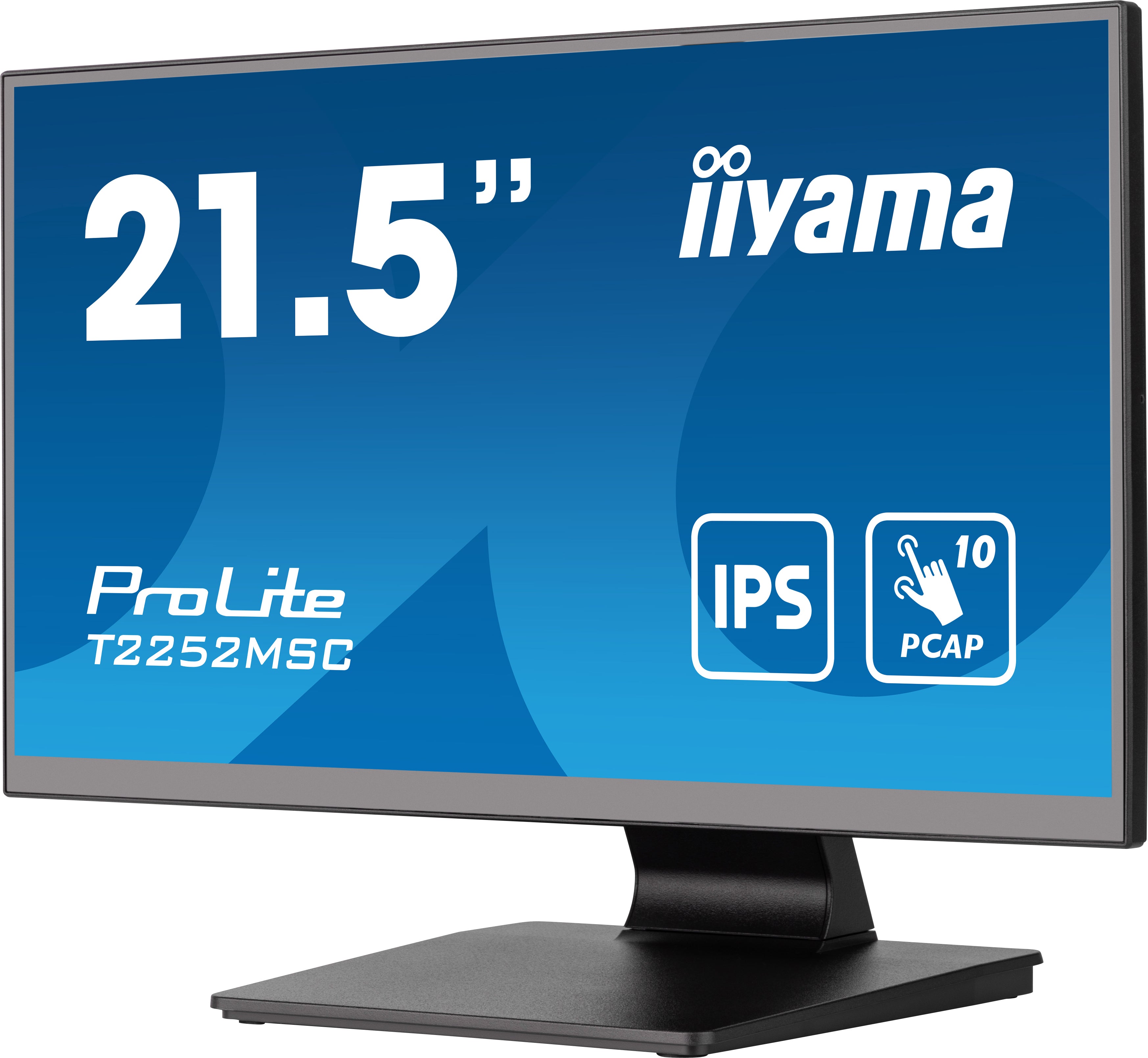iiyama ProLite T2252MSC-B2 computer monitor 54,6 cm (21.5") 1920 x 1080 Pixels Full HD LCD Touchscreen Zwart T2252MSC-B2