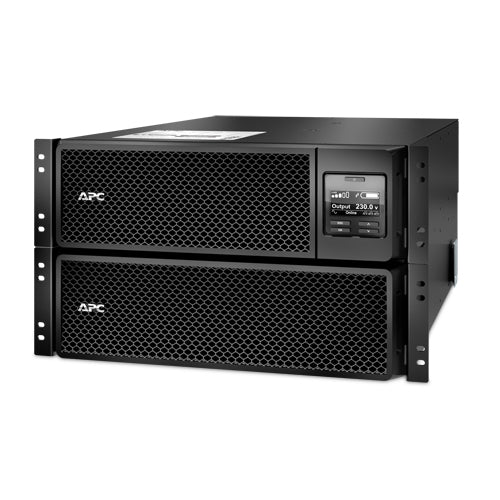 APC Smart-UPS en línea SRT10KRMXLI-10KW/VA, 6x C13 + 4x C19 + salida de fase de 1 cilindro, NMC incrustable, embebido