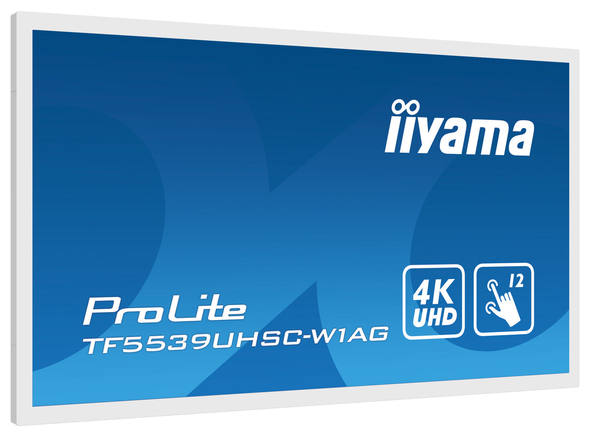IIYAMA ProLite TF5539UHSC-W1AG 55″ PCAP 4K pantalla táctil Open-Frame blanca