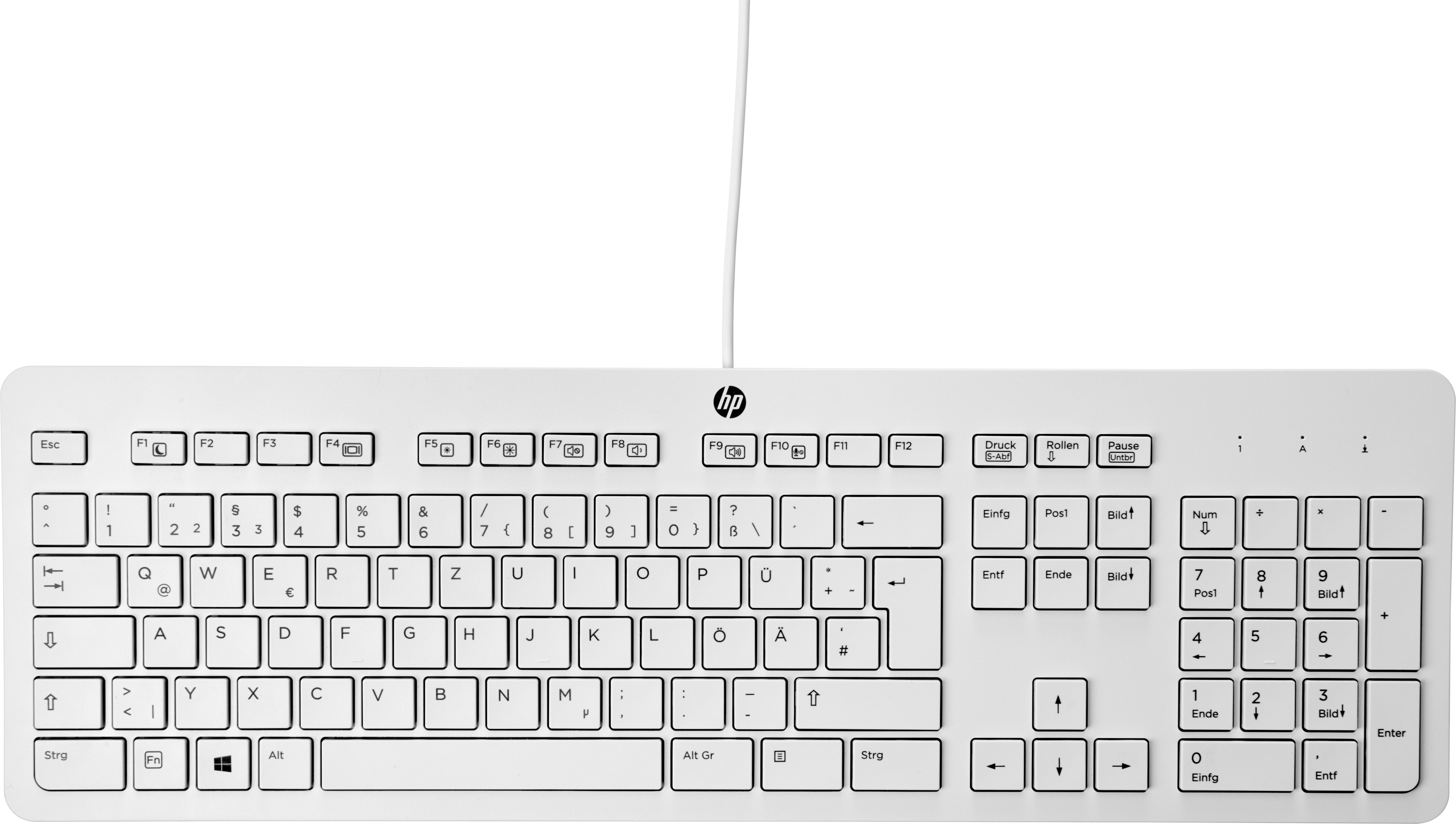 HP USB (Grey) Business Slim Keyboard 911503-L31