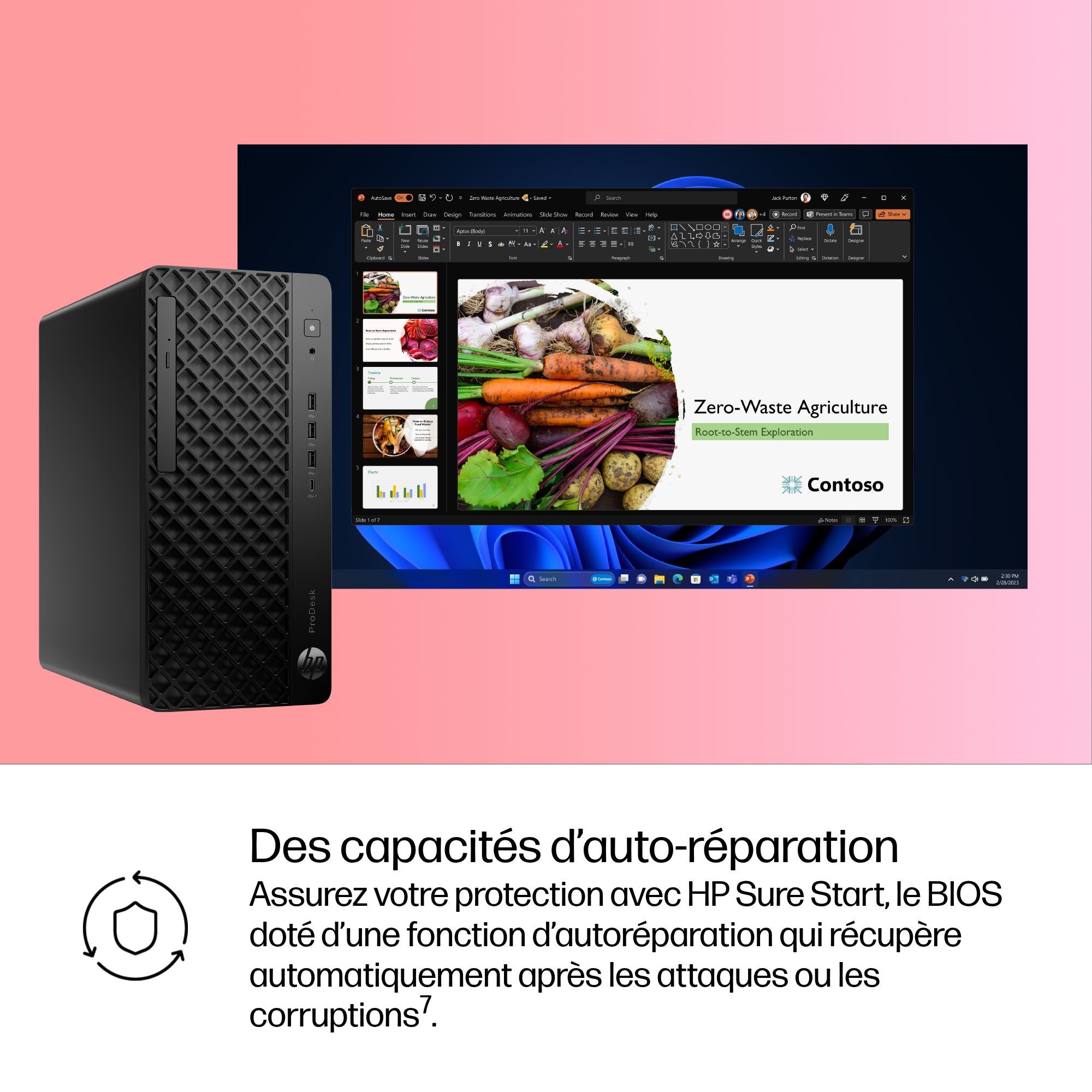 HP ProDesk 4 Tower G1i PC de escritorio con IA 9H7K7ET#ABF