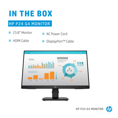 HP P24 G4 23,8" Monitor Full HD 1A7E5AA#ABB