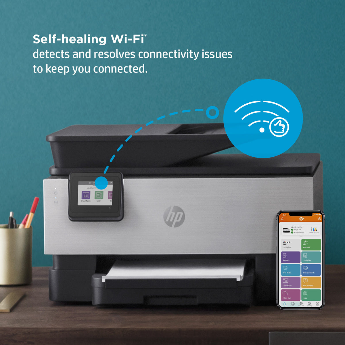 Impresora Multifunción HP OfficeJet Pro 9019e con Wi-Fi e Impresión Doble Cara