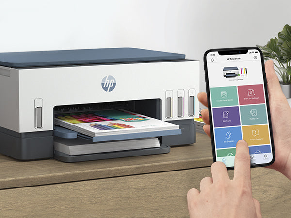 Impresora Todo-en-Uno HP Smart Tank 670 con Wi-Fi e Impresión Doble Cara