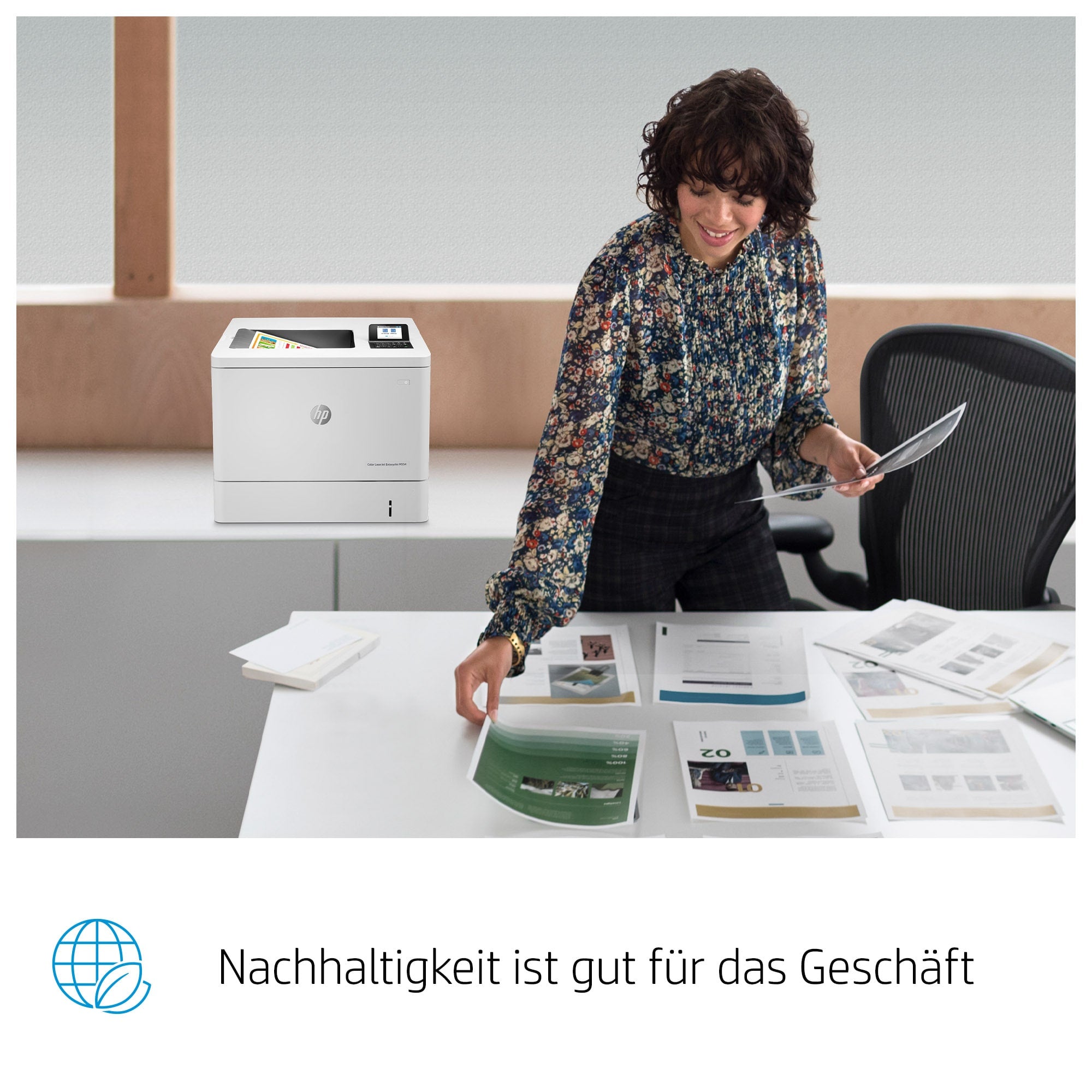Impresora HP Color LaserJet Enterprise M554DN