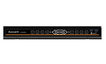 Vertiv SV Universal DP/H Desktop Matrix 2x8 KVM KVM-switch Zwart SVM180DPH-400