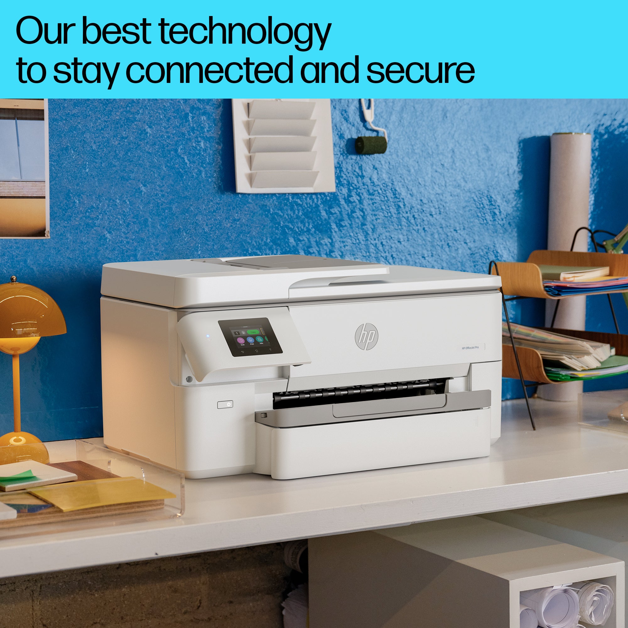 HP OfficeJet Pro 9720e Draadloos All-in-One Kleur Printer, Dubbelzijdig printen; Kopieerapparaat, Scanner 53N95B#687