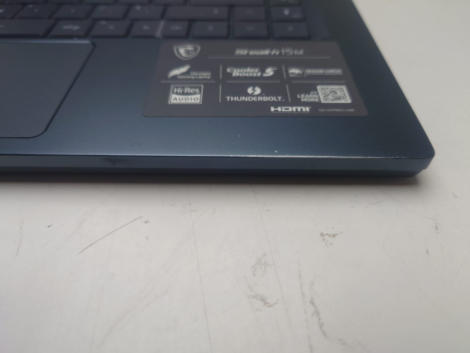 MSI Stealth 15M I7-1185G7 15,6" 16GB 1TB GTX 1660TI W11H AZERTY French 9S7-156211-083