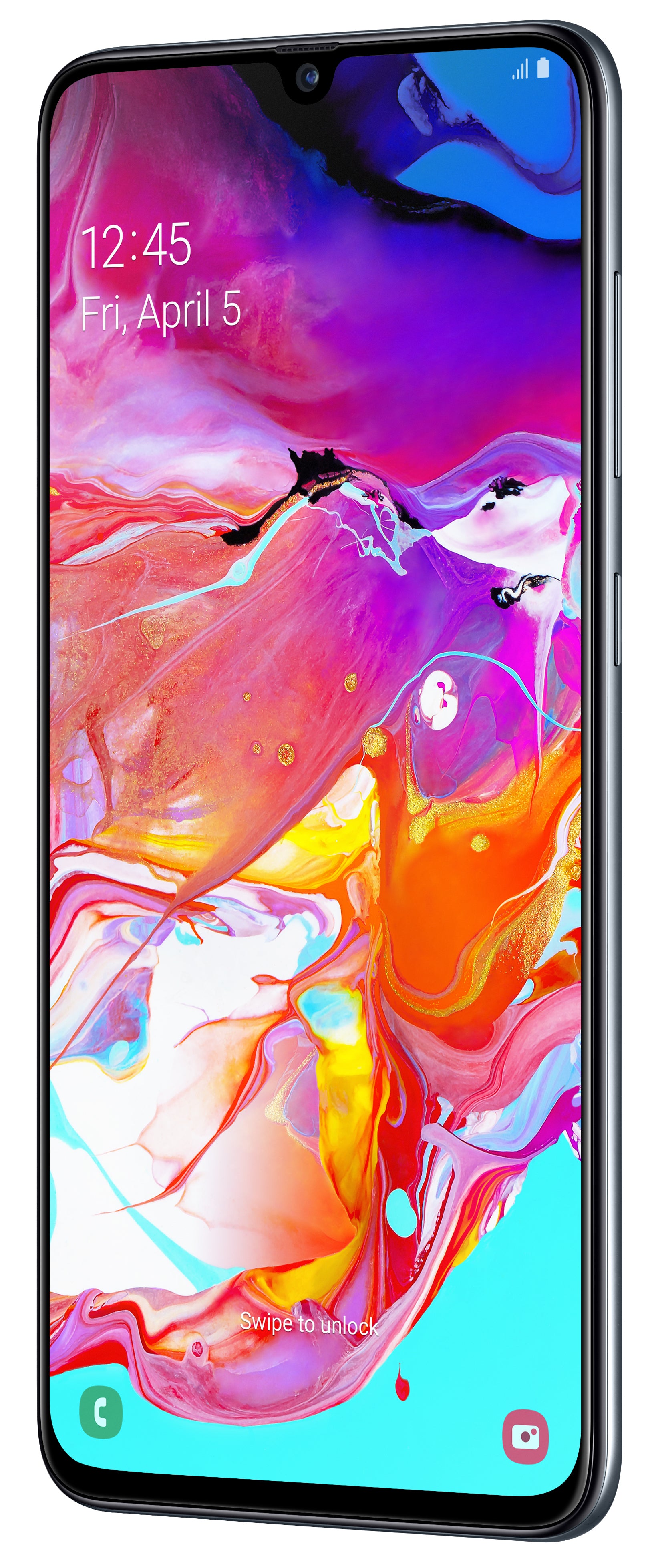 Samsung Galaxy A70 SM-A705F 17 cm (6.7") Android 9.0 4G 6 GB 128 GB 4500 mAh Zwart SM-A705FN/DS