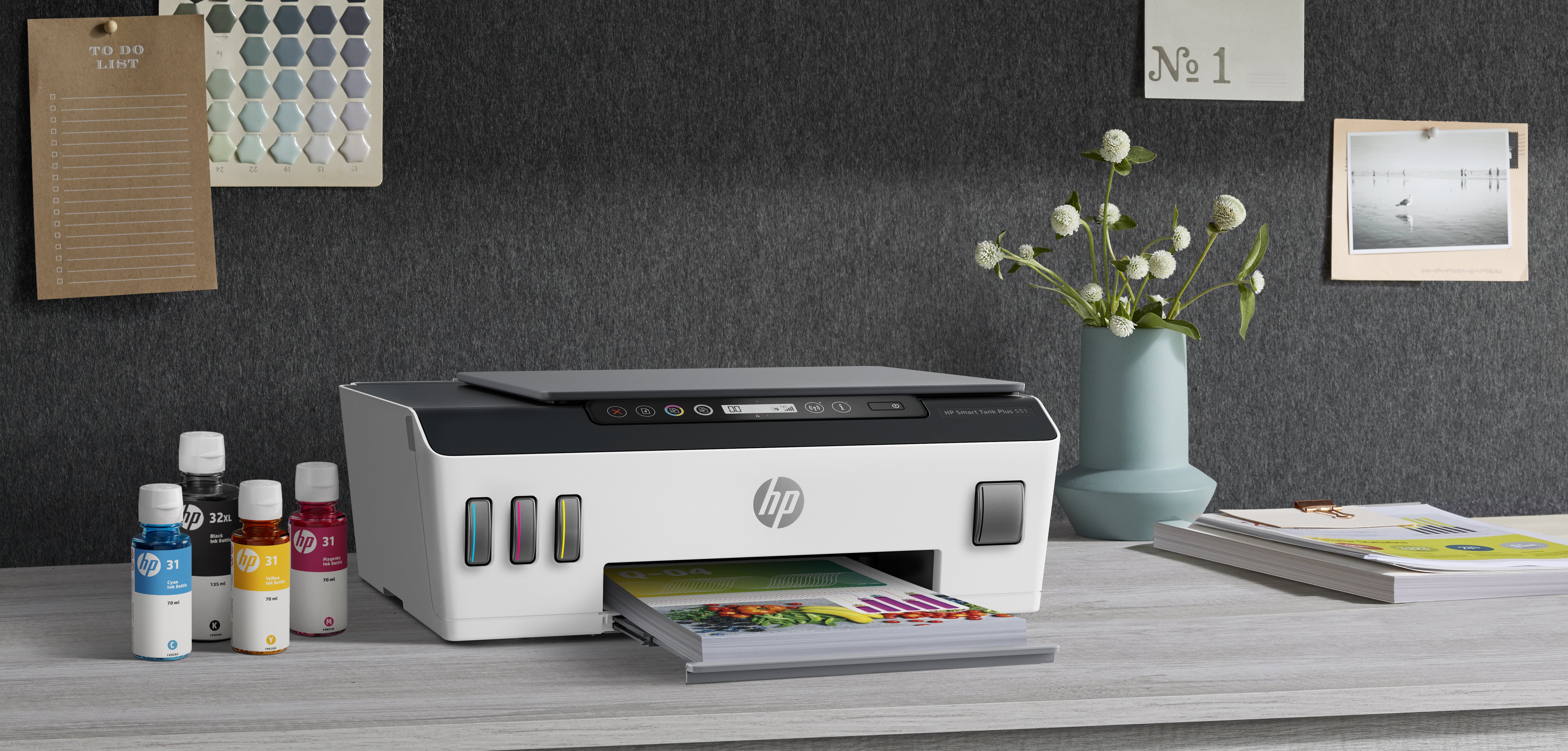 HP Smart Tank Plus 559 Draadloos All-in-One Kleur Printer, Kopieerapparaat, scanner