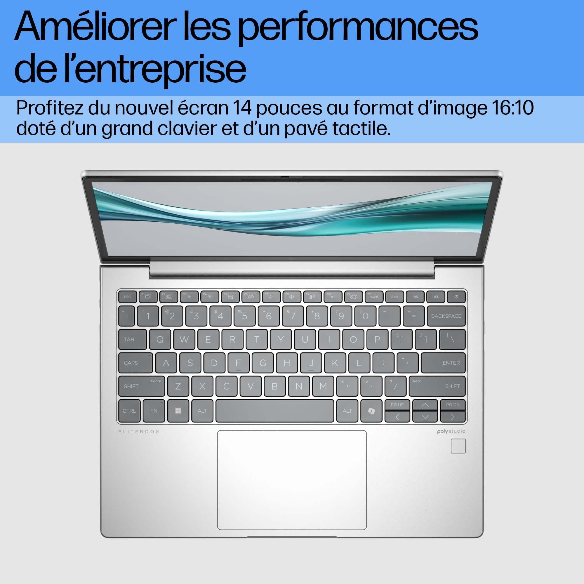 HP EliteBook 640 14" Ultra 5 125U 16GB 480GB SSD W11P <tc>AZERTY</tc> 9Y7E3ET#ABF