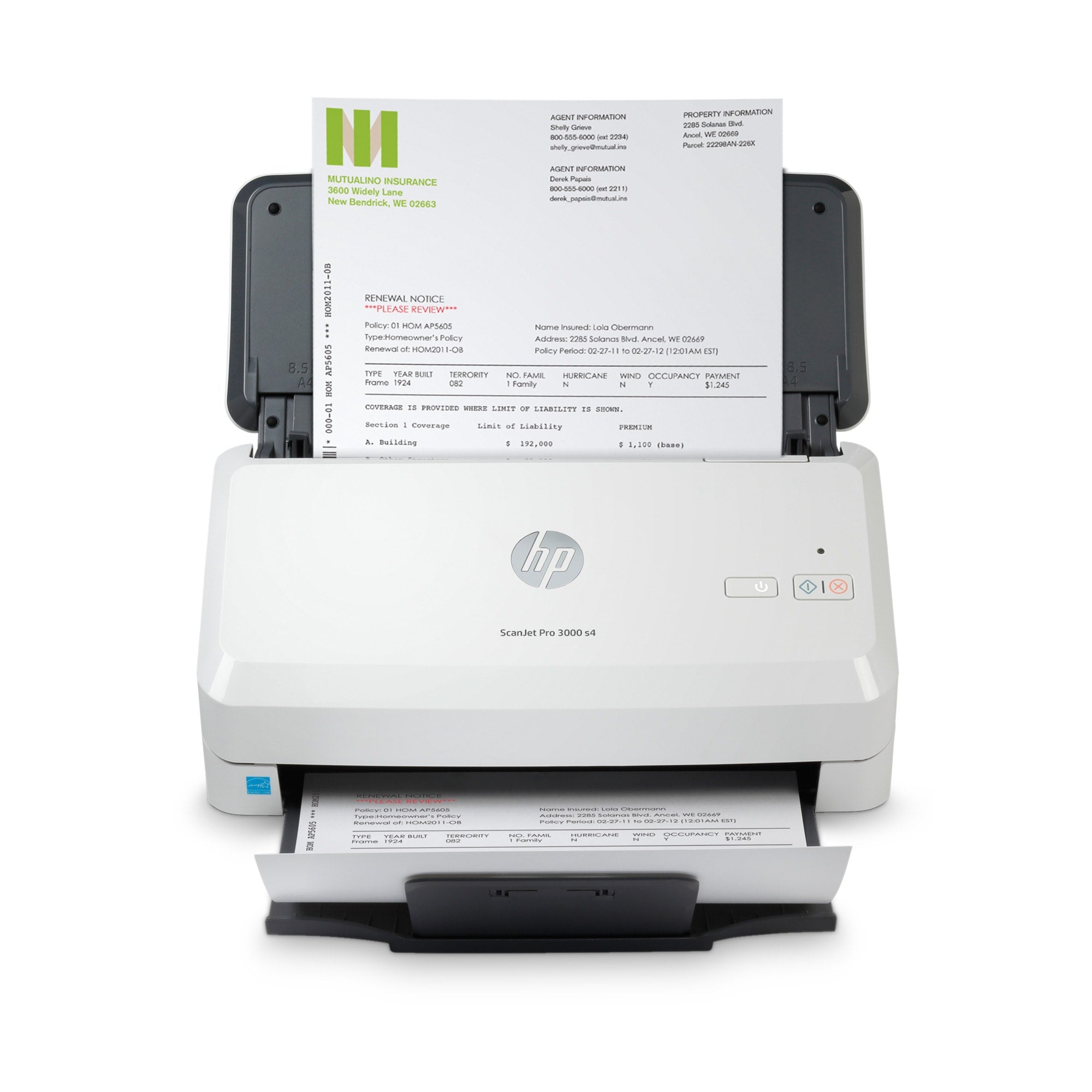 HP Scanjet Pro 3000 s4 Paginascanner 600 x 600 DPI A4 Zwart, Wit