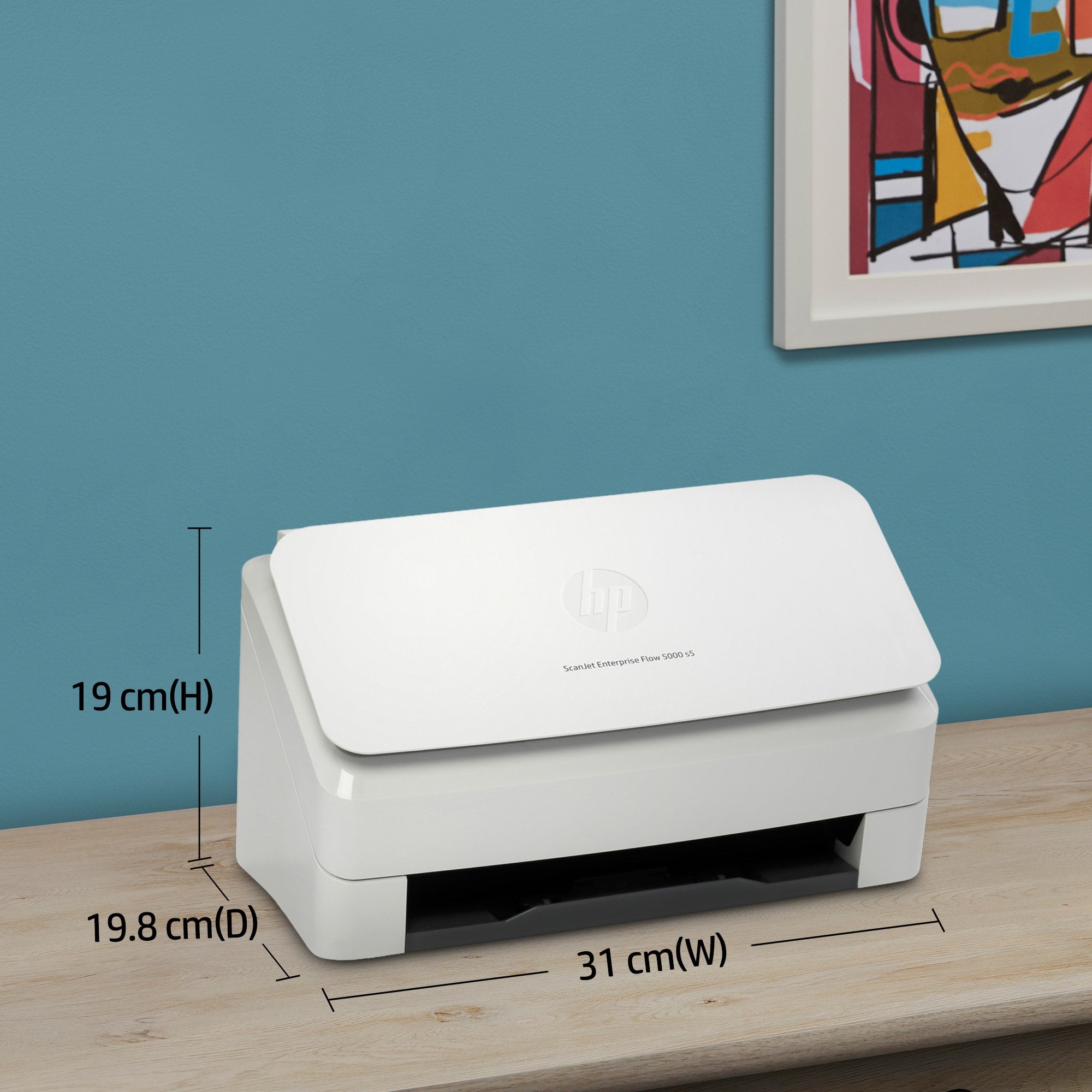 HP Scanjet Enterprise Flow 5000 s5 Paginascanner 600 x 600 DPI A4 Wit