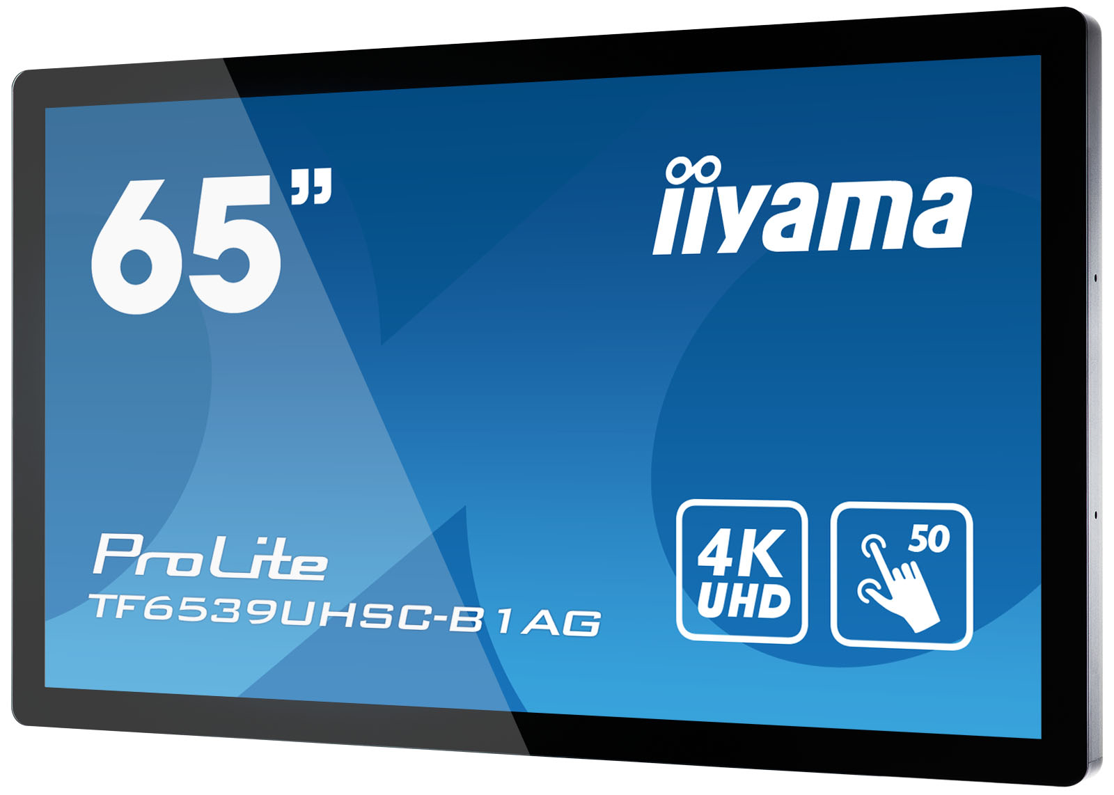 IIYAMA TF6539UHSC-B1AG IMAGNO PERSOTO INTERACTIVO DESCRIPTIVO PLATO 165.1 cm (65 ") LCD 500 CD/m² 4K Ultra HD Black Touchsid