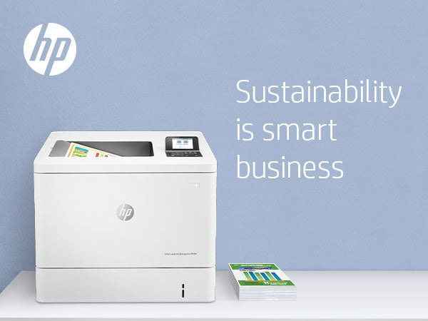 HP Color LaserJet Enterprise M554DN Impresora, color, impresora para impresión, impresión a través del puerto USB en la parte delantera; De doble lidera