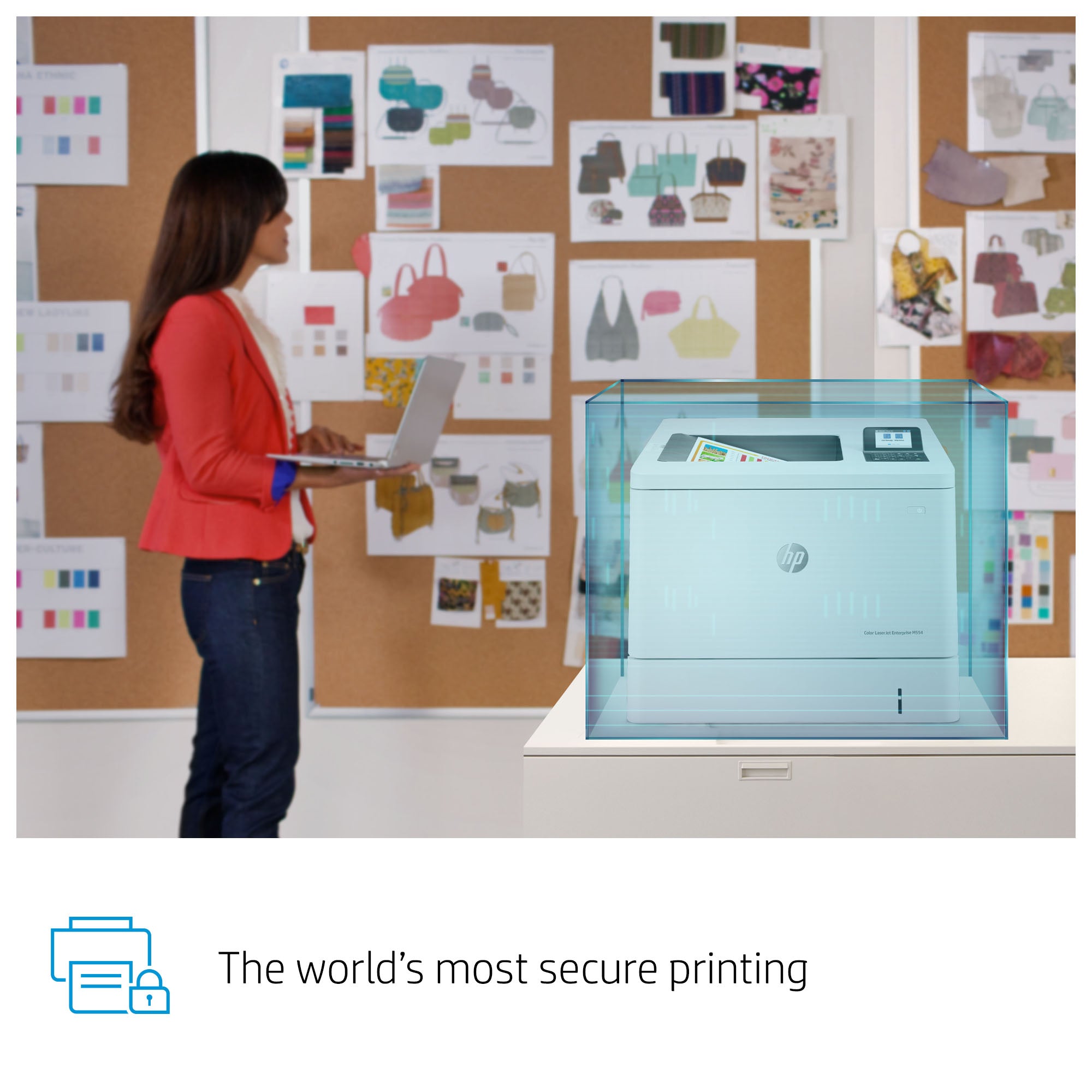 Impresora HP Color LaserJet Enterprise M554DN