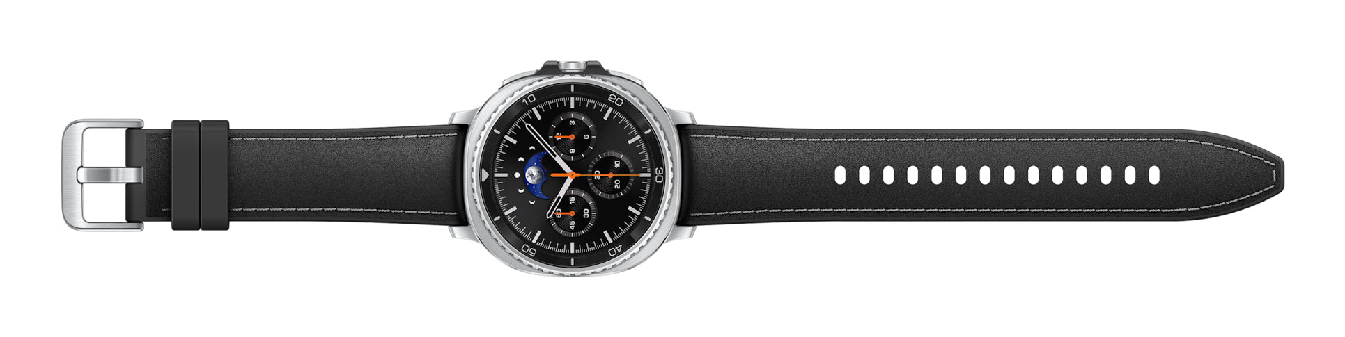 Samsung Galaxy Watch 8 Classic 3.3 cm (1.3") AMOLED 46 mm Digital 438 x 438 pixels Touchscreen Silver Wi-Fi GPS (satellite) SM-L500NZKAEUB