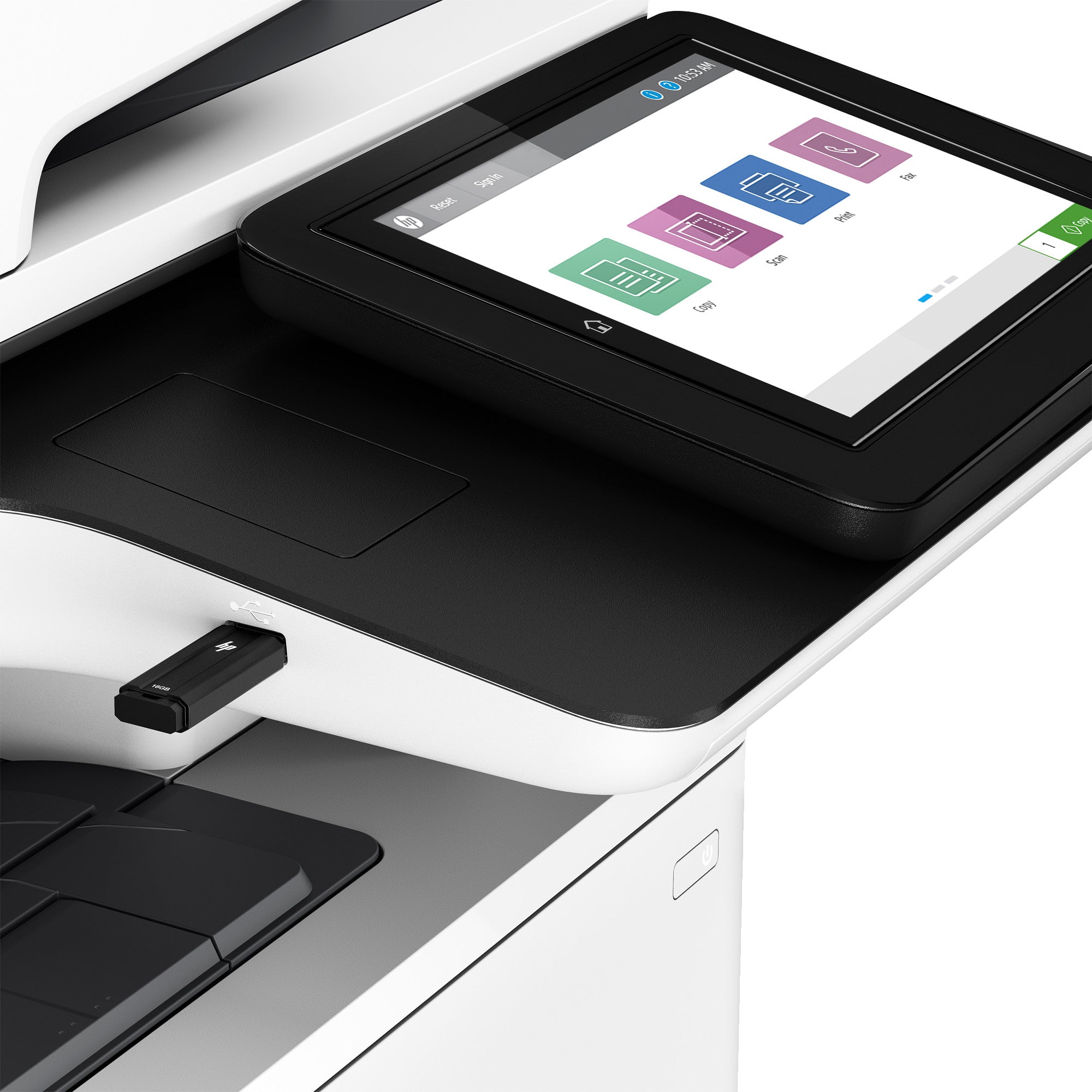 HP LaserJet Enterprise M528dn Draadloos Multifunction Zwart-wit Printer, Kopieerapparaat, scanner; dubbelzijdig