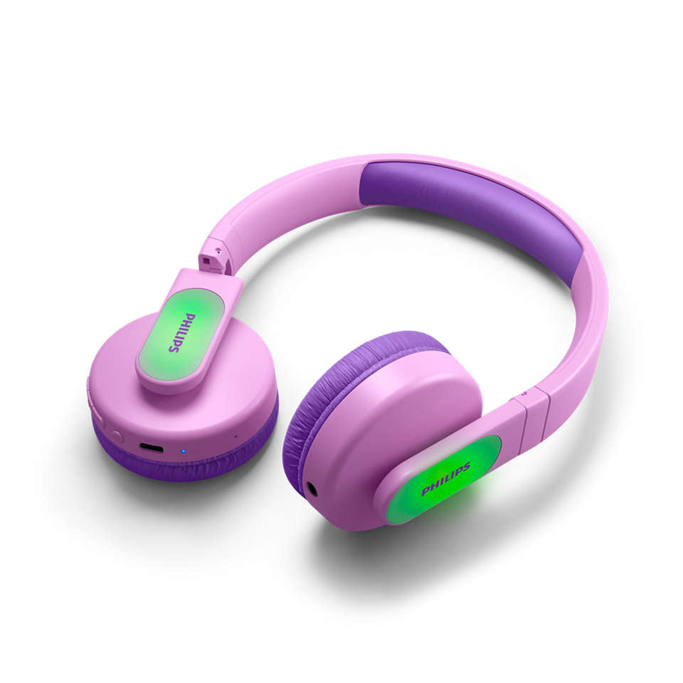 Philips TAK4206PK/00 hoofdtelefoon/headset Bedraad en draadloos Hoofdband Oproepen/muziek USB Type-C Bluetooth Roze