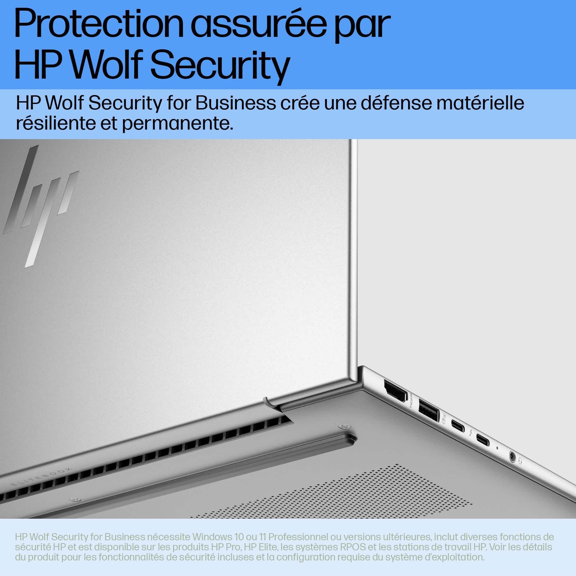 HP EliteBook 640 14" Ultra 5 125U 16GB 480GB SSD W11P <tc>AZERTY</tc> 9Y7E3ET#ABF