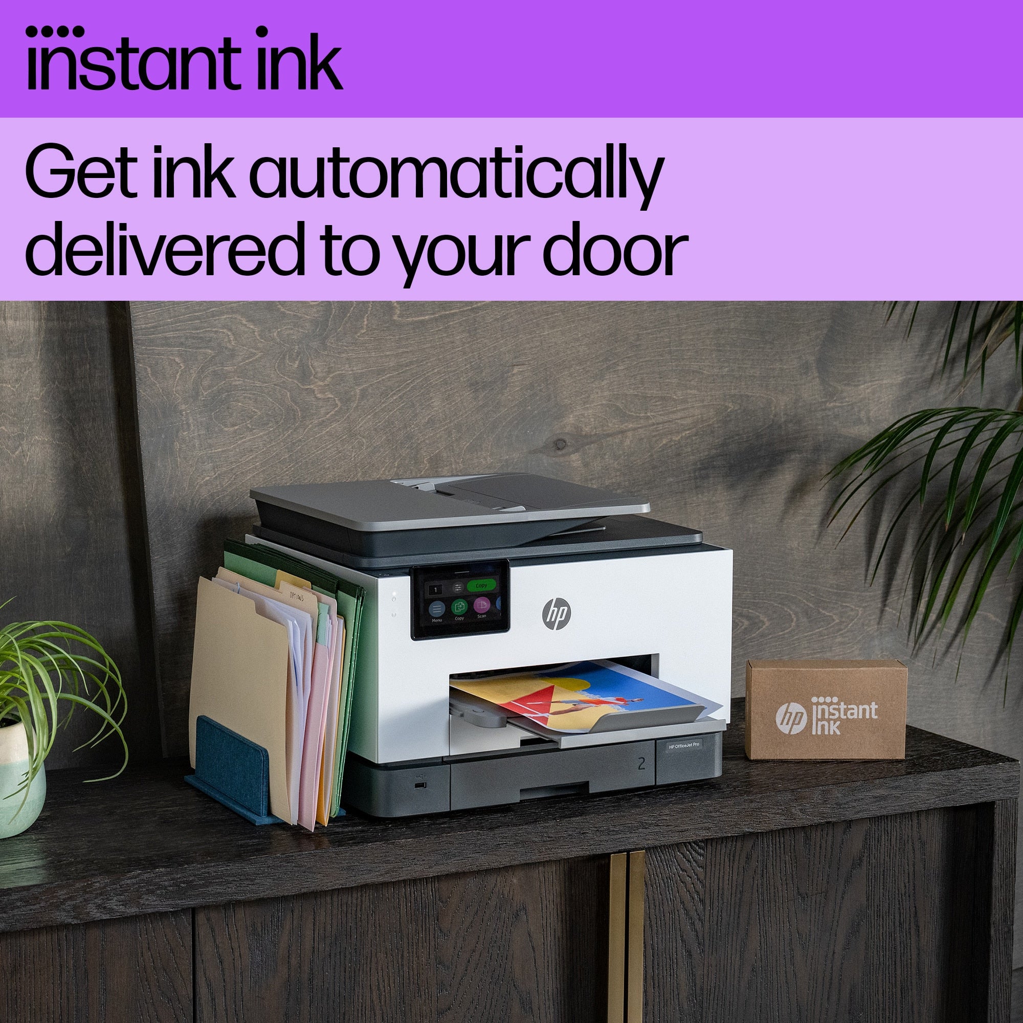 HP OfficeJet Pro 9132e Draadloos All-in-One Kleur Printer, Instant Ink; Dubbelzijdig printen