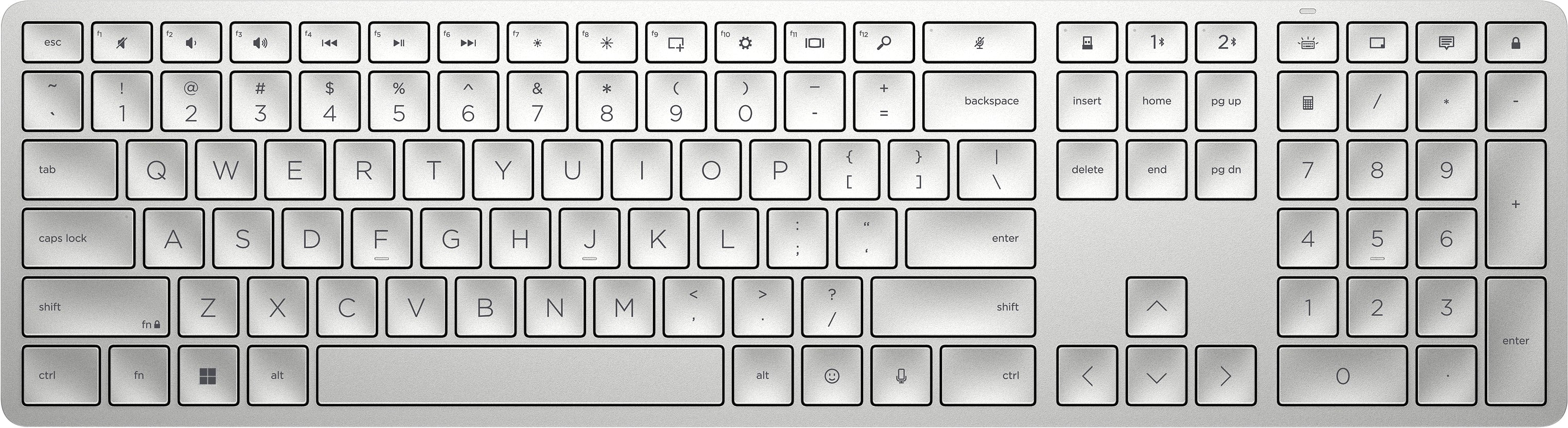 HP 970 programmeerbaar draadloos toetsenbord (QWERTY US) 3Z729AA#ABB