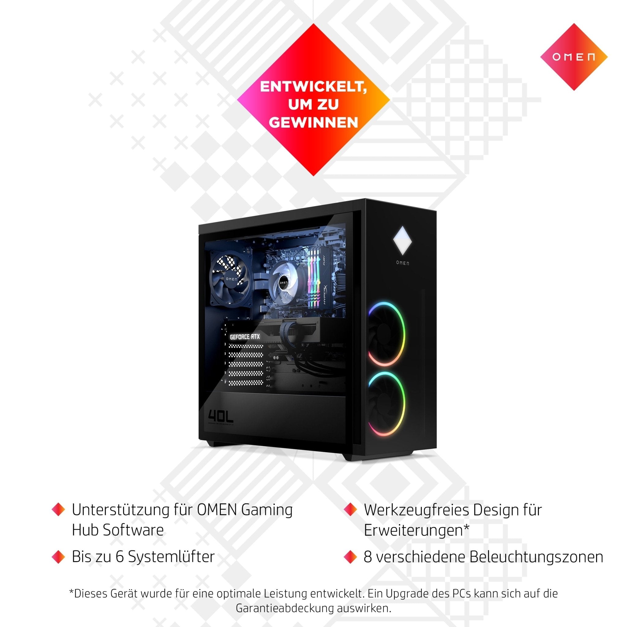 HP OMEN 40L GT21 - 1024ng 800M8EAABD - Compridis