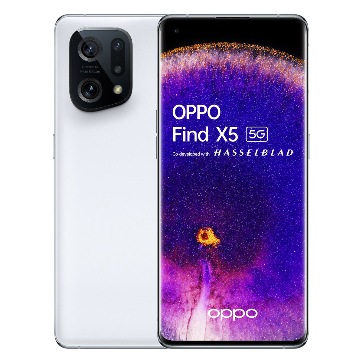 OPPO Find X5 16,6 cm (6.55") Dual SIM Android 12 5G USB Type-C 8 GB 256 GB 4800 mAh Wit CPH2307