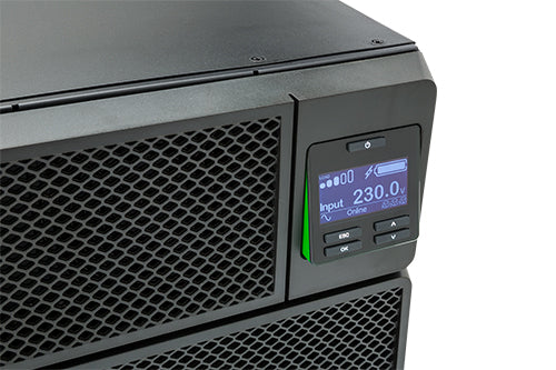 APC Smart-UPS en línea SRT10KRMXLI-10KW/VA, 6x C13 + 4x C19 + salida de fase de 1 cilindro, NMC incrustable, embebido