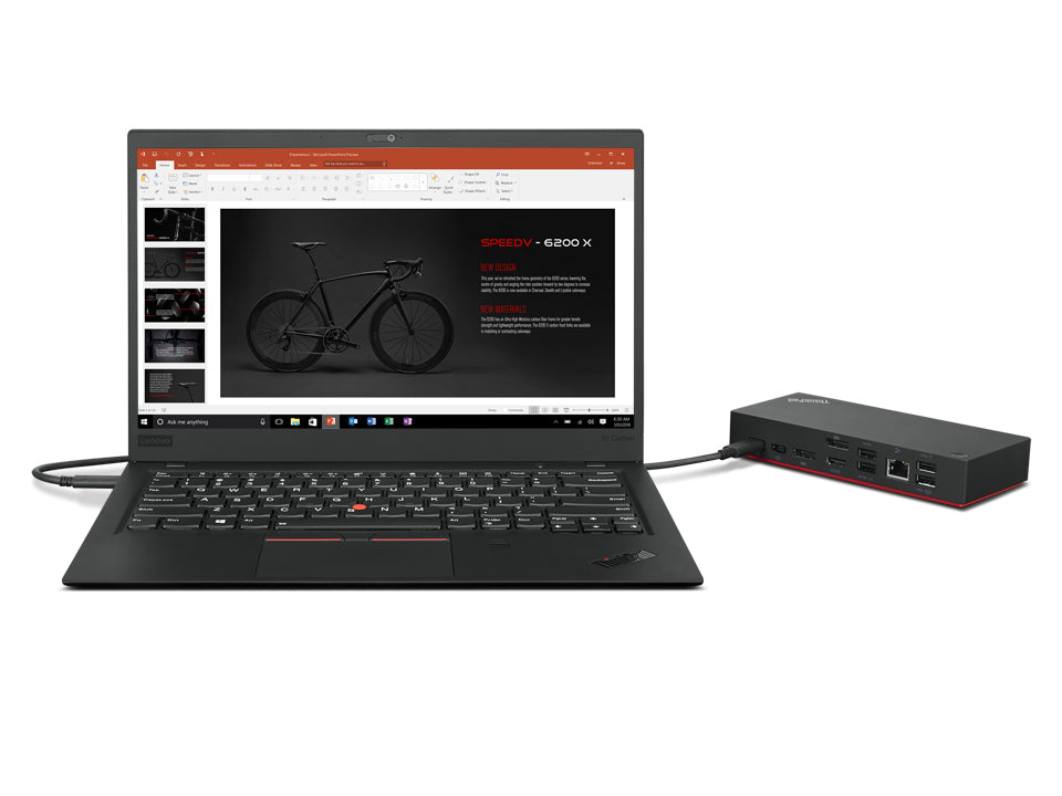 Lenovo ThinkPad Universal USB-C Dock Bedraad USB 3.2 Gen 1 (3.1 Gen 1) Type-C Zwart