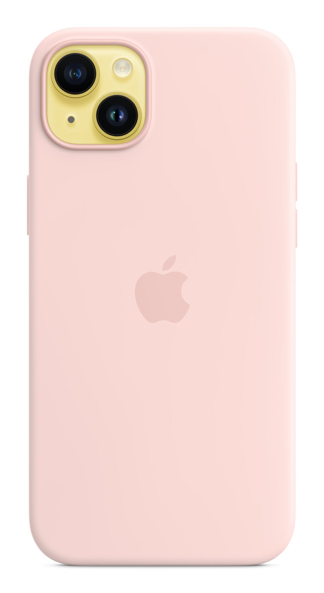 Apple iPhone 14 Plus Silicone Case met MagSafe - Krijtroze - Compridis