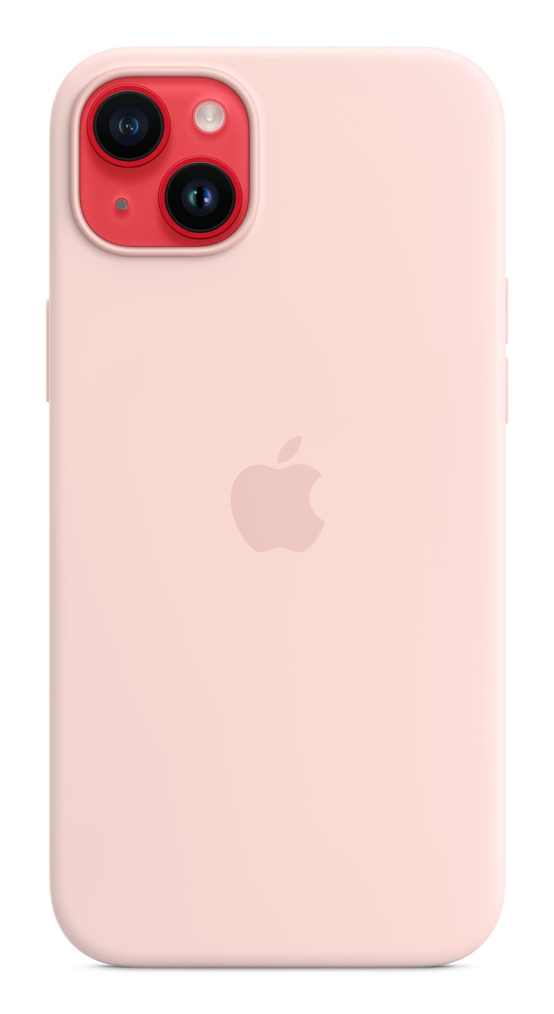 Apple iPhone 14 Plus Silicone Case met MagSafe - Krijtroze - Compridis