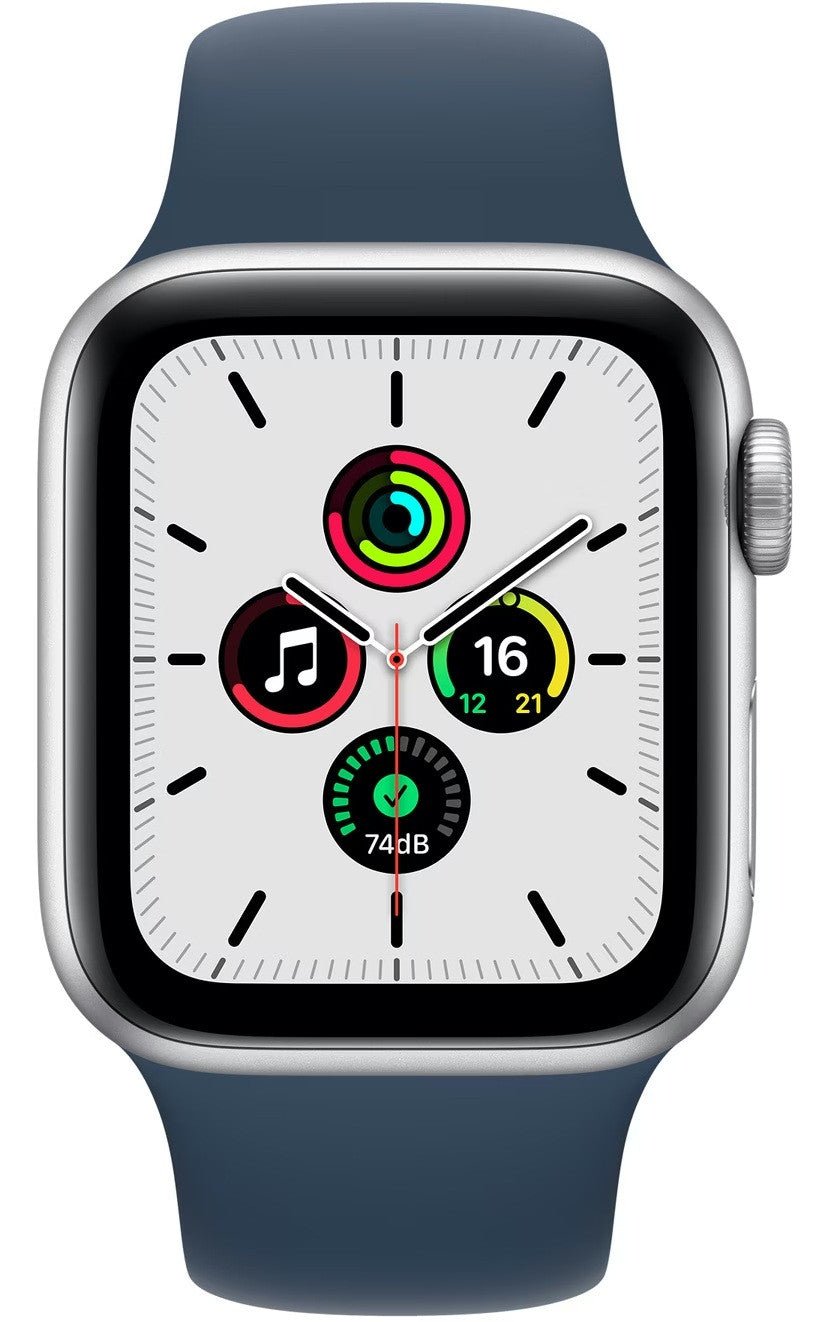 Apple Watch SE OLED 40 mm Digitaal 324 x 394 Pixels Touchscreen Zilver Wifi GPS MRE13QF/A - Compridis